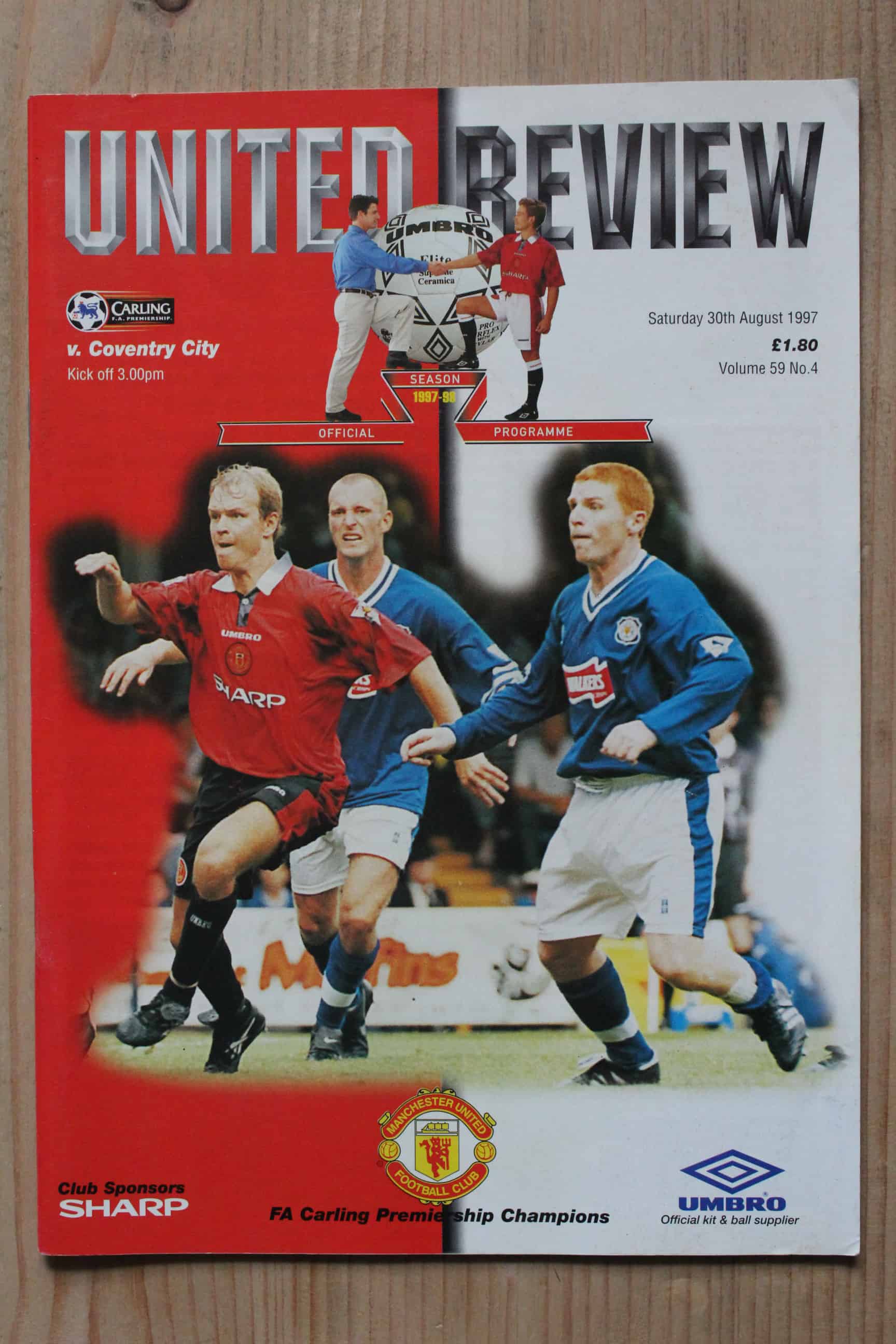 Manchester United FC v Coventry City FC